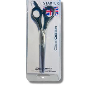 Black Handle Starter Barber Scissors 6" - 2223