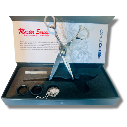 Master Series Damascus Professional 6" Barber Scissors - 5569DM