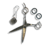Master Series Damascus Professional 6" Barber Scissors - 5567A