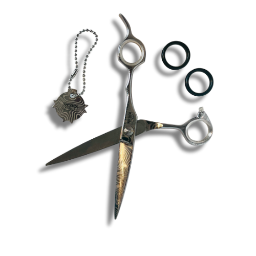 Master Series Damascus Professional 6" Barber Scissors - 5567A