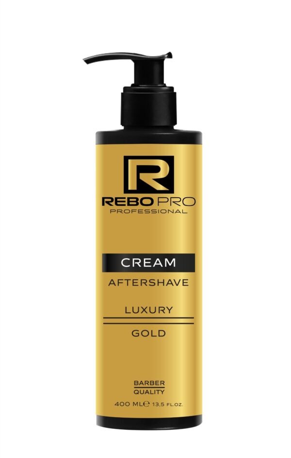 REBO PRO PROFESSIONAL CREAM AFTERSHAVE LUXURY GOLD 400ml